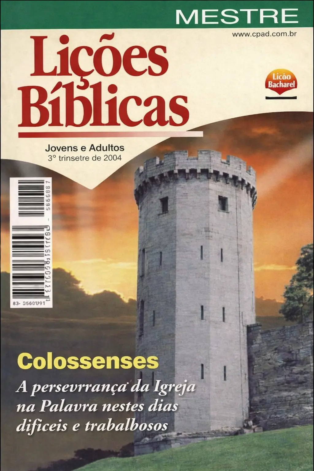Revista Jovens e Adultos 3° trimestre 2004 cpad